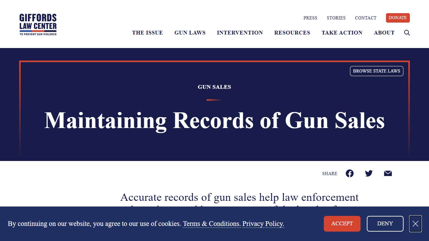 Maintaining Records GIFFORDS